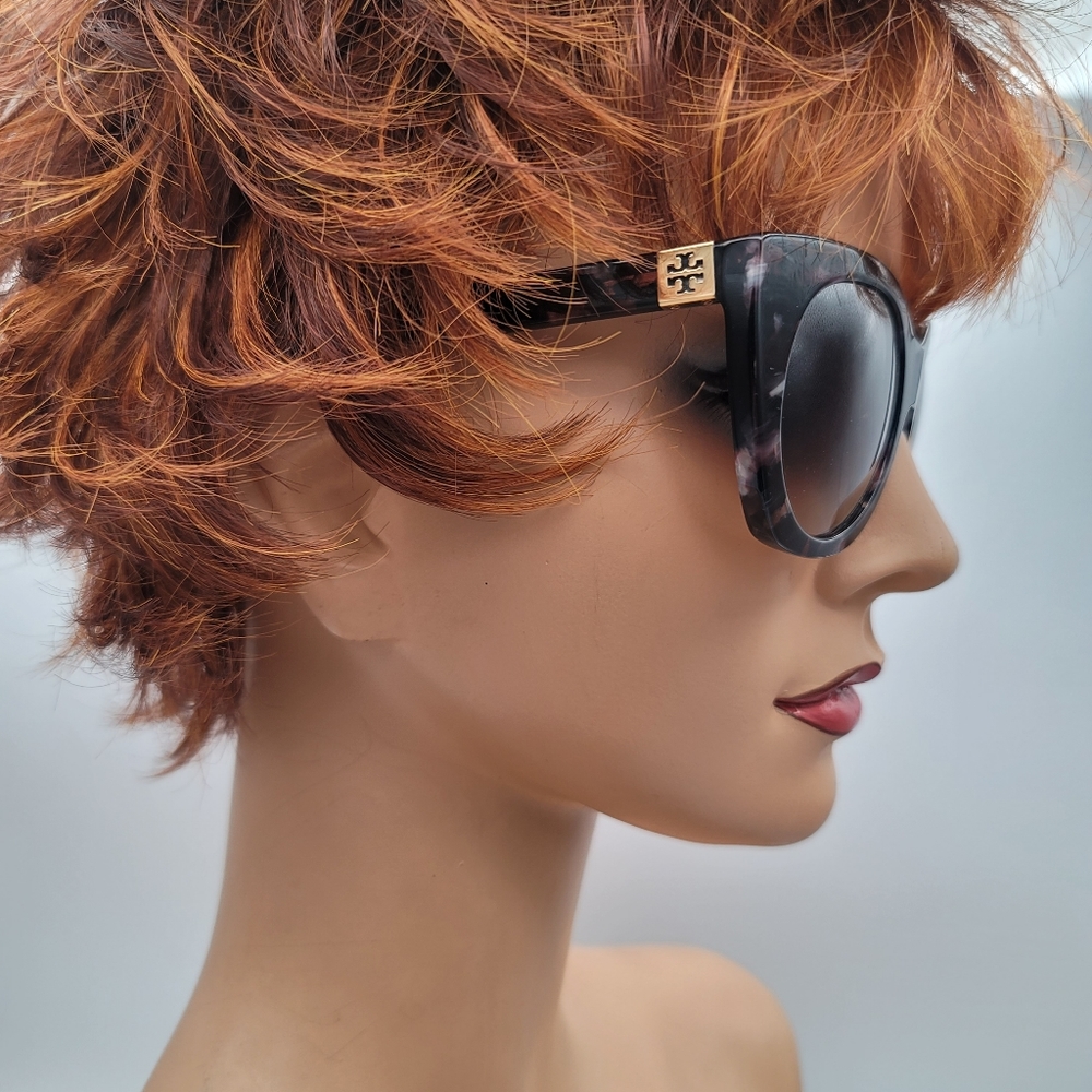 NWT Tory Burch Stunning Pearl Tortoise TY7097 Sunnies Sunglasses - Picture 2 of 7
